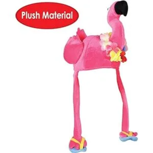 Accesorio de fiesta de sombrero de flamenco de felpa 1_2