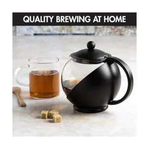 Primula tetera de media luna para juego de té con flores_2