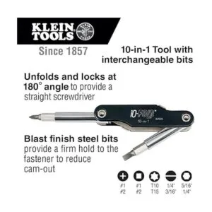 Klein Tools 32535 Destornillador plegable 10 en 1 10_2