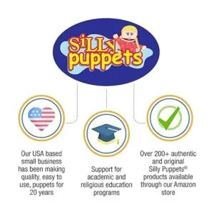 Marioneta manual de 14 pulgadas niño melocotón_5