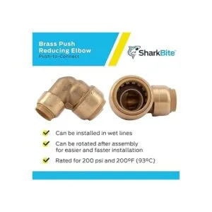 SharkBite Codo reductor de 90 grados de 34 pulgadas x 12_4