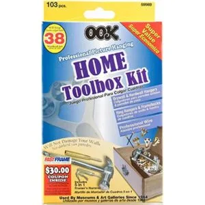 OOK 59989 Kit para colgar cuadros 38 piezas