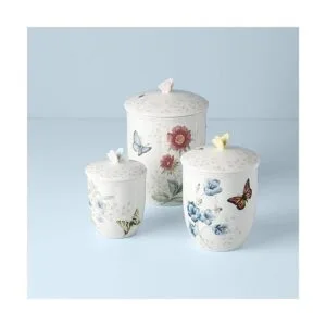 Lenox Butterfly Meadow Juego de recipientes de 3 piezas_4