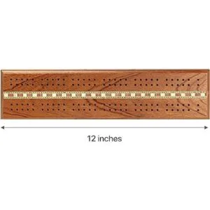 Sterling Games Cribbage Tablero de madera de 12 pulgadas_2