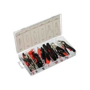 Pinza cocodrilo CZACA Surtido de 60 piezas eléctricas por_1