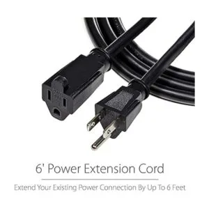 StarTech Cable de extensión de alimentación de 6_2