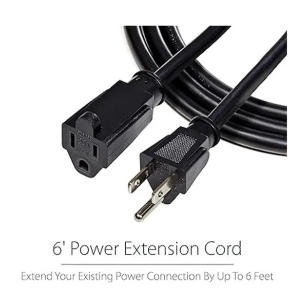 StarTech Cable de extensión de alimentación de 6_2
