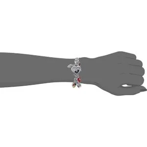 Accutime Disney Mickey Mouse SilverTone Charm Bracelet_2