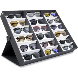 ProSource Soporte de 18 piezas para gafas de sol para_5
