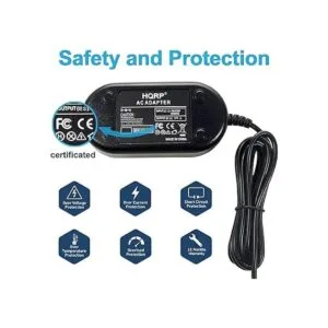 HQRP Adaptador de CAcargador para Canon VIXIA HF G10 HF_6