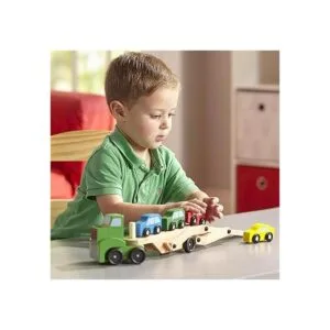 Melissa Doug Camión remolcador de autos y autos de_5