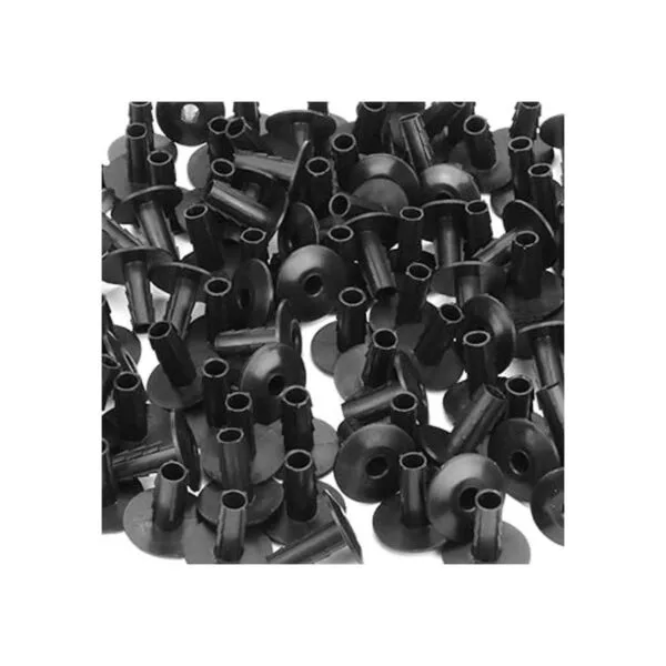 Buje de alimentación individual negro paquete de 100_5