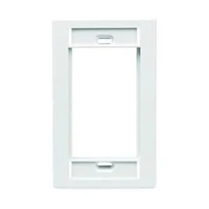 Leviton 41290SMW Single Gang MOS Placa de pared con_1