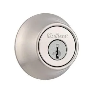 Cerrojo de seguridad 660 Kwikset con forma de cilindro y_1
