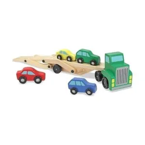 Melissa Doug Camión remolcador de autos y autos de_3