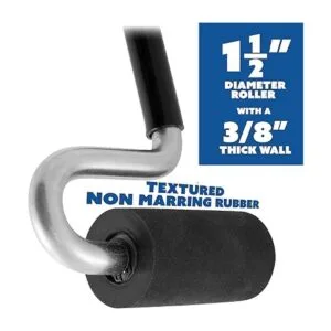 Fulton Rodillo J de mango largo con rodillo de goma grueso