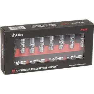 Astro Pneumatic Tool 7412 Juego de llaves flexibles de 12_2