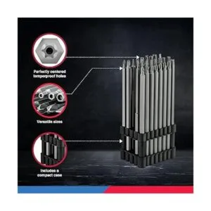 NEIKO 10224A Juego de brocas de seguridad hexagonales_4