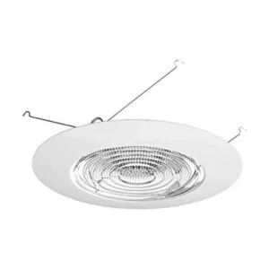 NICOR Lighting Recorte de ducha empotrado blanco de 6