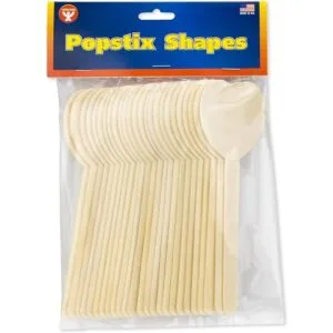 Hygloss Palitos de paletas de madera natural ideal para_3