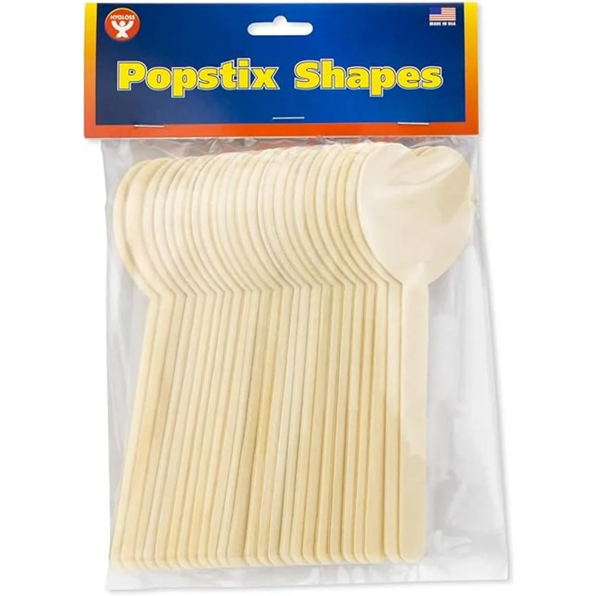 Hygloss Palitos de paletas de madera natural ideal para_3