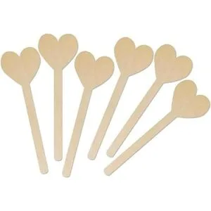 Hygloss Palitos de paletas de madera natural ideal para_1