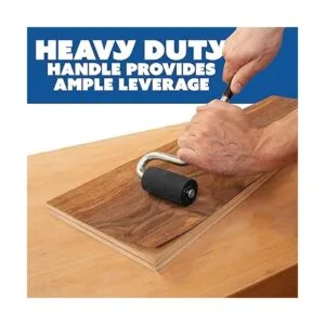 Fulton Rodillo J de mango largo con rodillo de goma grueso