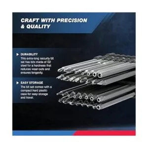 NEIKO 10224A Juego de brocas de seguridad hexagonales_2