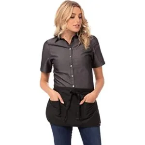 Chef Works Delantal de cintura reversible unisex para_1