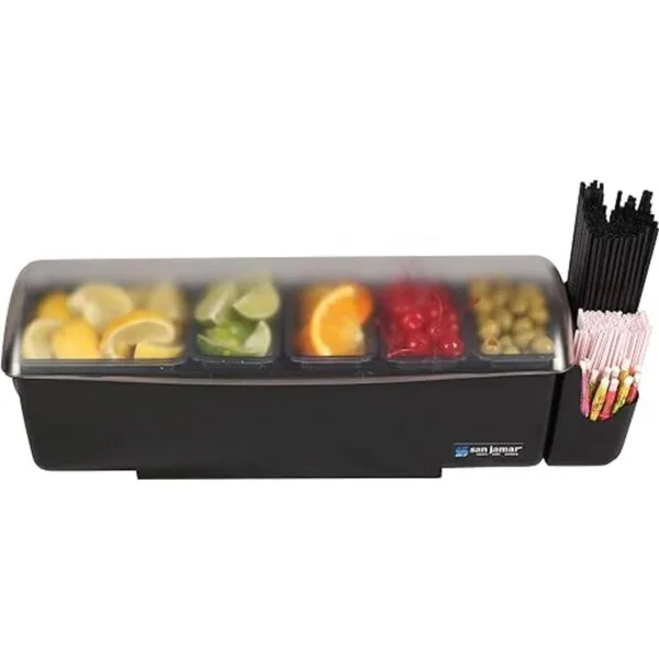 San Jamar BD4005E The Dome Garnish Center capacidad de 4