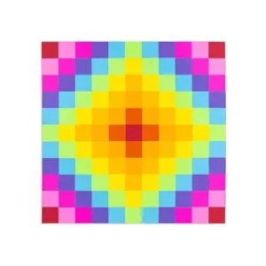 Hygloss Cuadrados de mosaico Cuadrados de cartulina