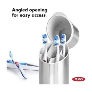 Organizador de acero inoxidable para cepillo de dientes_4