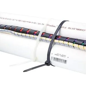 8 inch Heavy Duty Negro bridas 120lbs 100pk_3