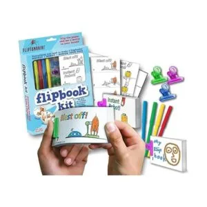 Fliptomania Flipbook Animación Kit Rocket Robot_3