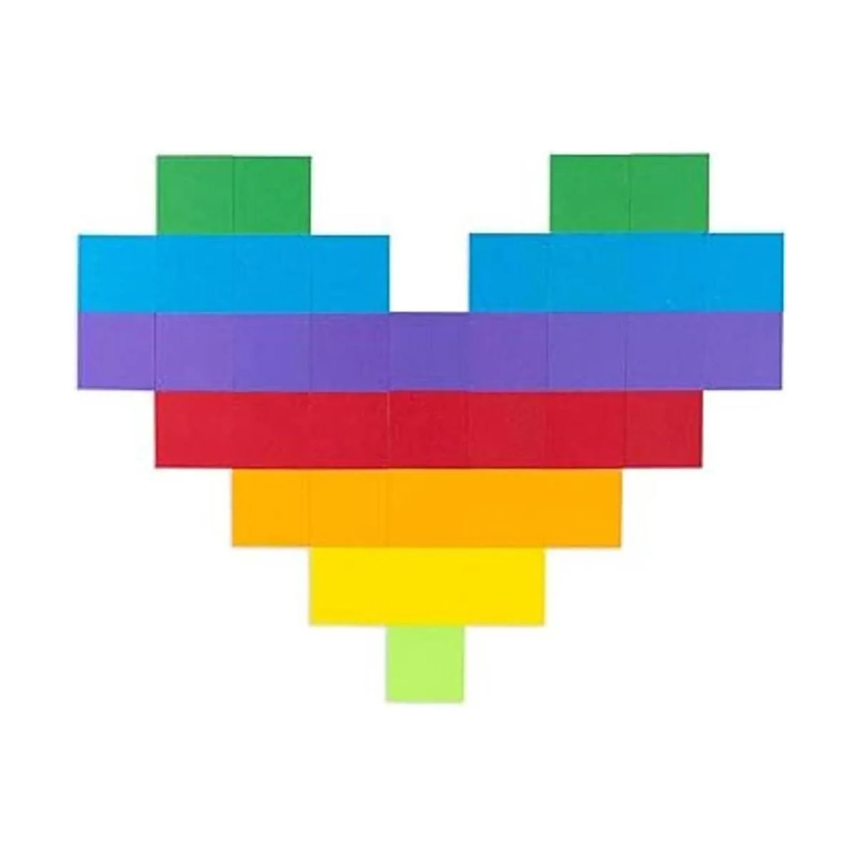 Hygloss Cuadrados de mosaico Cuadrados de cartulina