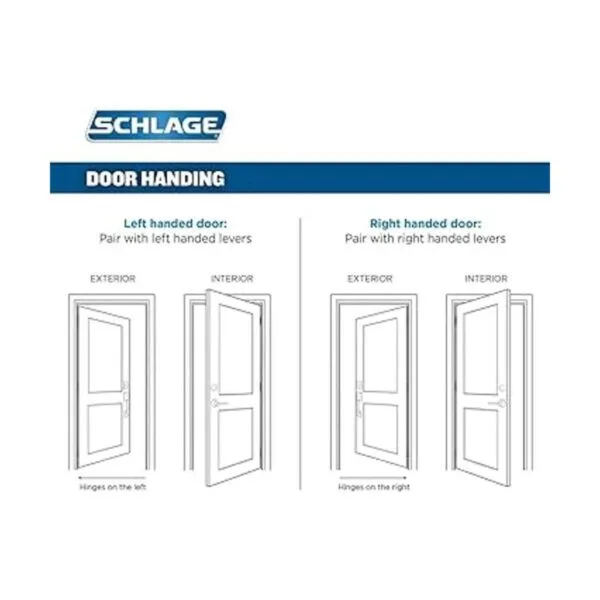 Dexter by Schlage J170SEV716LH Sevilla Palanca decorativa_4