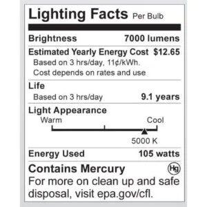 Satco Hi pro espiral base medium S7377 105watts 120_2