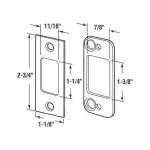 Defender Security E 2482 Placa de seguridad para cerrojo_2