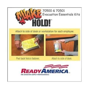 QuakeHOLD Evacuation Essentials Plus Kit terremoto_2
