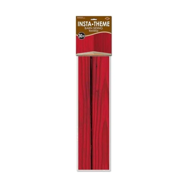Accesorio para fiesta de forro de granero rojo 1 unidad_3