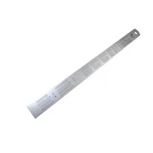 Shinwa Regla de 300 mm rígida 25 mm x 1 mm de acero_2