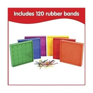 Aprendizaje Advantage 7728 Geo juntas de plástico 5 x 5