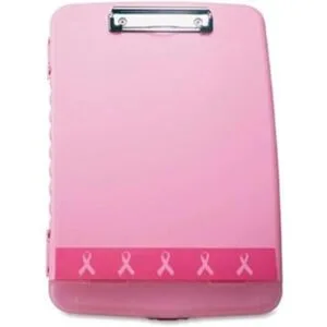 Officemate Caja de almacenamiento portapapeles Rosado_5