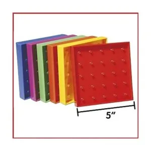Aprendizaje Advantage 7728 Geo juntas de plástico 5 x 5