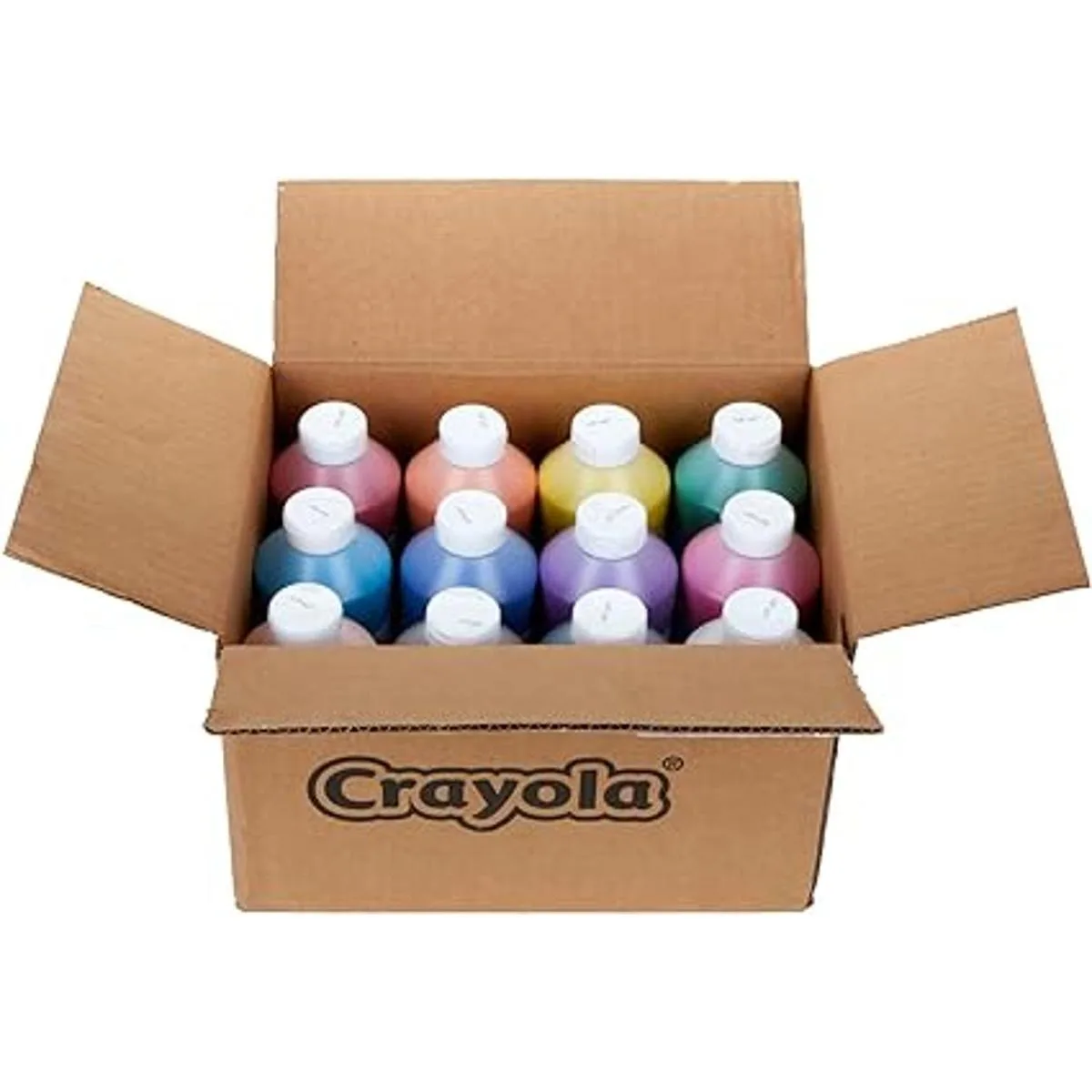 Crayola Pintura lavable colores variados 16 onzas 12