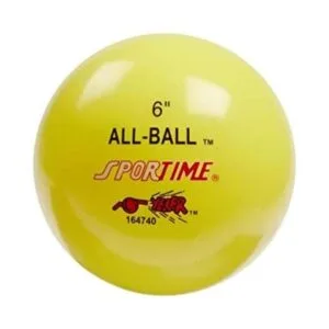 Sportime Bola inflable multiusos 6 pulgadas amarillo_1
