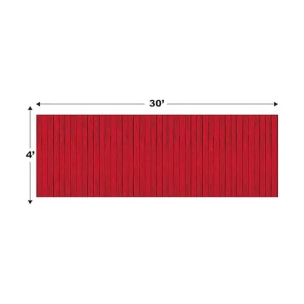 Accesorio para fiesta de forro de granero rojo 1 unidad_2
