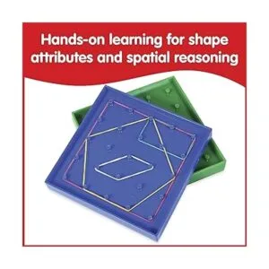Aprendizaje Advantage 7728 Geo juntas de plástico 5 x 5
