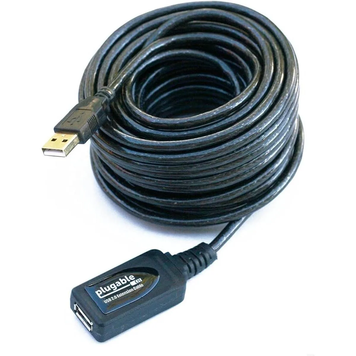 Cable de extensión USB enchufable 33 negro USB210M_1