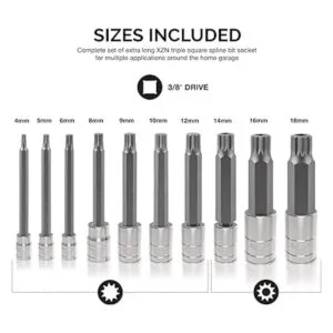 NEIKO 10054A XZN Juego de llaves de punta estriada triple